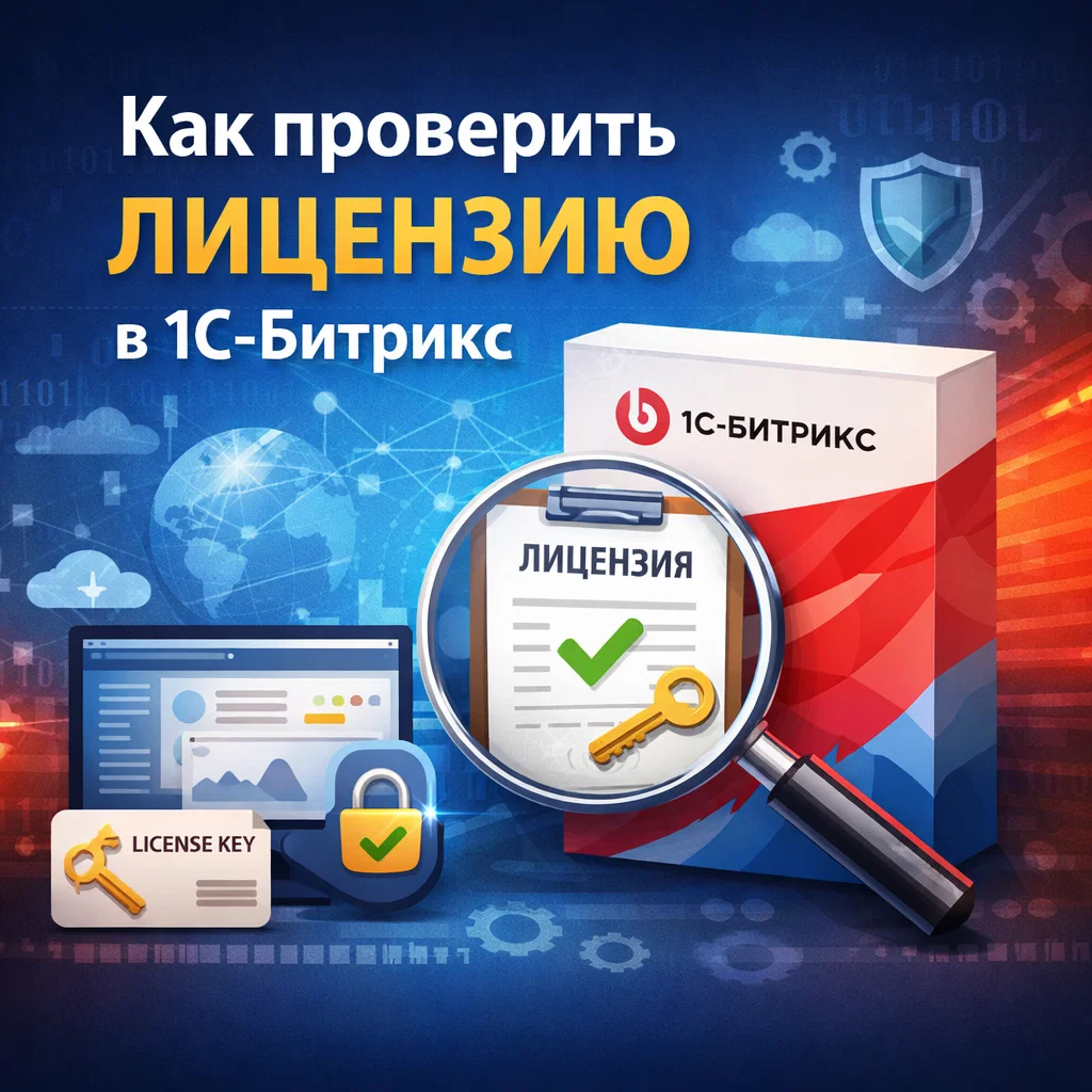 Как проверить лицензию в 1С-Битрикс?