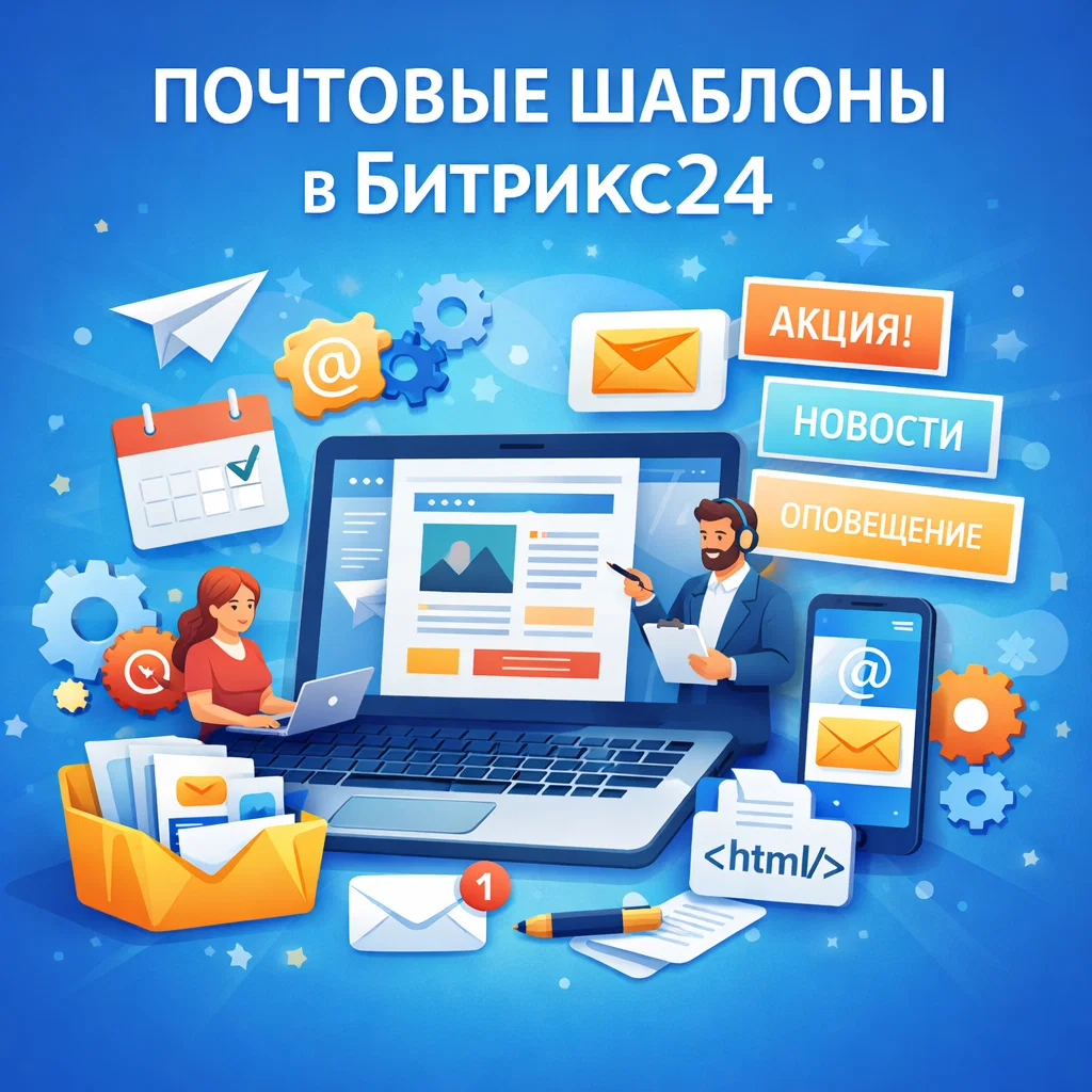 Создание почтовых шаблонов в Битрикс24